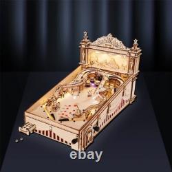 ROKR Circus Look Theme Pinball Machine 3D Wooden Puzzle with LED Light Music DIY ROKR Circus Look Theme Pinball Machine 3D Wooden Puzzle with LED Light Music DIY