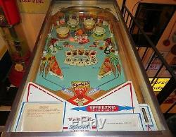 Rare 1969 Gottlieb Hearts and Spades pinball machine works fine. Only 615 made