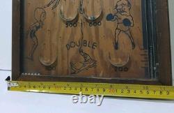Rare Vintage Pin Ball Game Clown-N-UP Wooden 1930's! Wood Working Pinball