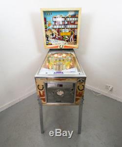 Rare Vintage Retro Pinball Machine Gottlieb Bronco 4 player 1977