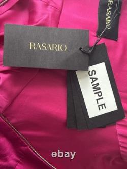 Rasario BNWT Pink Silk Midi Dress With Bow Size FR36 UK 6 RUS 42 IT38