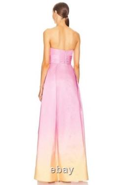 Rebecca Vallance Bambina Long Ombré Pink and Yellow Gown size 12