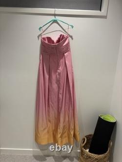 Rebecca Vallance Bambina Long Ombré Pink and Yellow Gown size 12