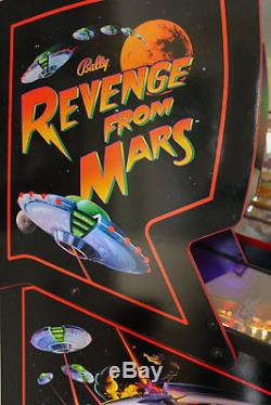 Revenge From Mars Pinball Machine Pristine Collectors Condition
