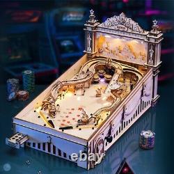 Robotime Rokr Pinball Machine 3D Wooden Puzzle Amusing Table Game for Gifts