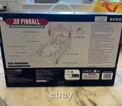 Rokr 3D Pinball Machine Wooden Model Kit mechanical with Lights NEW & SEALED
