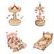 Rokr Amusement Park Series Building Kits Wooden Puzzle Pinball Machine For Gifts