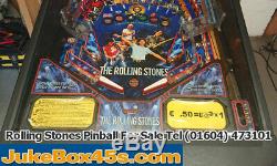 Rolling Stones Pinball Machine Fully Working Perfect Warranty Delivery