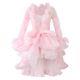 Ruffle Puffy 3-piece Set Dress Underskirt Shawl Shrug Princess Evening Lolita