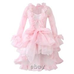 Ruffle Puffy 3-piece Set Dress Underskirt Shawl Shrug Princess Evening Lolita