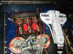 SPACE SHUTTLE Pinball Machine by WILLIAMS 1984 (Great Condition & Custom LED)