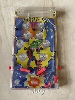 SPIDER-MAN and THE HULK tabletop pinball Kidco Marvel 1979 rare