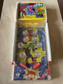 SPIDER-MAN and THE HULK tabletop pinball Kidco Marvel 1979 rare