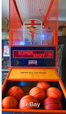 SUPER SHOT ARCADE BASKETBALL MACHINE by SKEEBALL (Excellent Condition) RARE