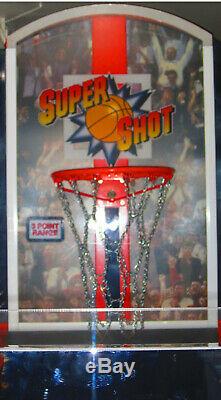 SUPER SHOT ARCADE BASKETBALL MACHINE by SKEEBALL (Excellent Condition) RARE