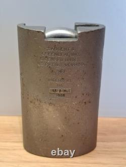 Sargent & Greenleaf model 831B Padlock 6 pin Medeco Core High Security with keys