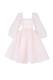 Selkie Blush Angel Pastel Pink Bustle Dress S/m