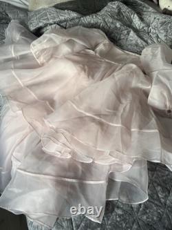 Selkie Blush Angel Pastel Pink Bustle Dress S/M