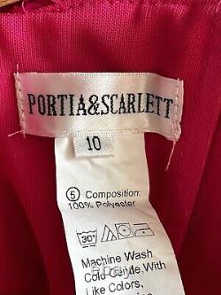 Sequin Ball Gown Hot Pink Pageant Size 10 Portia And Scarlett PS21208