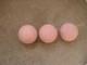 Set Of 3 Pink Rubber Skittle Balls (4.5 Inch) (uk)