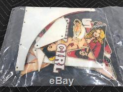 Sexy Girl Pinball Machine Playfield Backglass Plastics Bally Playboy Conversion