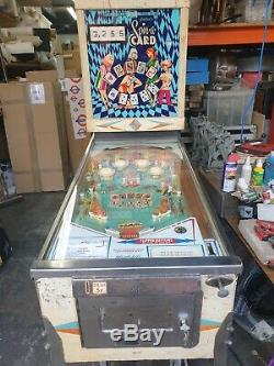 Spin-A-Card Pinball Machine 1969, Manufactured by D. Gottlieb & Co