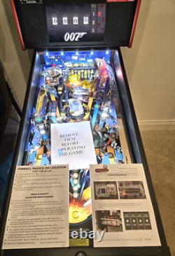 Stern James Bond 60th Anniversary Pinball Machine Never Played Upon