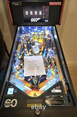 Stern James Bond 60th Anniversary Pinball Machine Never Played Upon