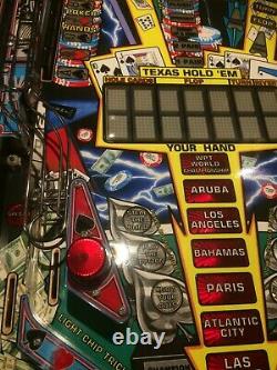 Stern World Poker Tour Pinball Machine in Lovely Condition