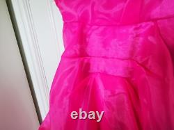 Stunning Bariano Australia Cerise Ballgown Size 12 BNWT Christmas Party