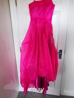 Stunning Bariano Australia Cerise Ballgown Size 12 BNWT Christmas Party