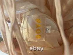 Stunning Sequin Evening Gown Nude/Blush with Silver Embellishment Size 10