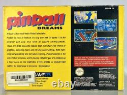 Super Nintendo PINBALL DREAMS GAME Digital Illusions 1994 SNES PAL Boxed TESTED