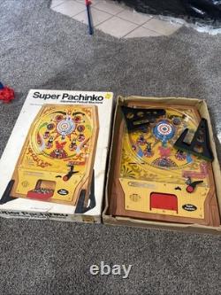 Super Pachinko 1975 Epoch Playthings Board Game Japanese Pinball Original Box