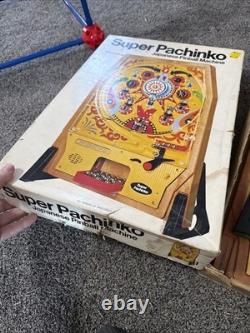 Super Pachinko 1975 Epoch Playthings Board Game Japanese Pinball Original Box
