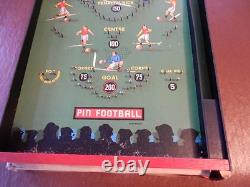 Superb FOOTBALL PINBALL GAME 1950S ERA VVGC GREAT AS GIFT OR PRIZE POTENTIAL