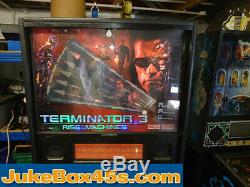 Terminator 3 Pinball Machine Movie Memorabilia- Stunning Warrantied