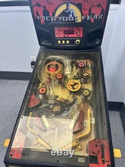 Tested Batman Begins FACE YOUR FEAR Electronic Pinball Standup Machine AS IS