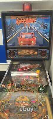 The Getaway Arcade Pinball machine. Made in USA by Williams. ALL working 100 %