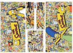 The SImpsons Pinball Party Pinball Machine CABINET Decal Set 