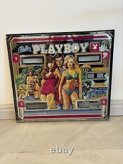 The fabulous Bally playboy pin ball machine glass only