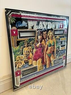 The fabulous Bally playboy pin ball machine glass only