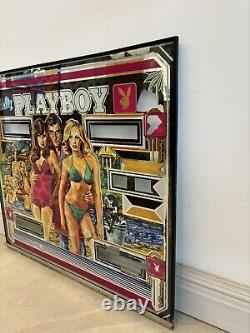 The fabulous Bally playboy pin ball machine glass only