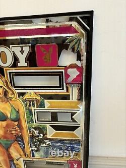 The fabulous Bally playboy pin ball machine glass only