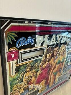 The fabulous Bally playboy pin ball machine glass only