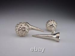 Tiffany Golf Ball Pin Cufflinks