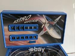 Tomy Astro Shooter Electronic Table Top Pinball Machine VGC / USA Import BLUE