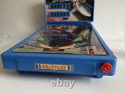 Tomy Astro Shooter Electronic Table Top Pinball Machine VGC / USA Import BLUE