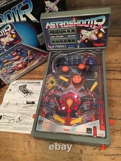 Tomy Astroshooter Tabletop Pinball Machine working, boxed Ref 7024
