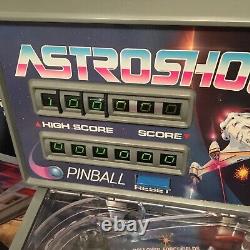 Tomy Astroshooter Tabletop Pinball Machine working, boxed Ref 7024